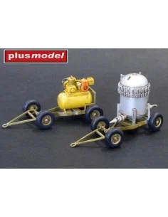 Trailer MkII with compressor and fuel filter, 1/48 - Plus model AL4112