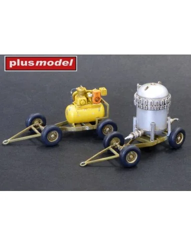 Trailer MkII with compressor and fuel filter, 1/48 - Plus model AL4112