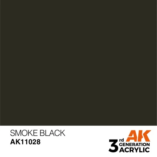 Smoke Black 17ml - AK Interactive AK11028 Smoke Black 17ml - AK Interactive AK11028