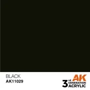 Black 17ml - AK Interactive AK11029 Black 17ml - AK Interactive AK11029