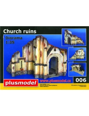 Kirchenruine WW II Keramik., 1/35 - Plus model 6