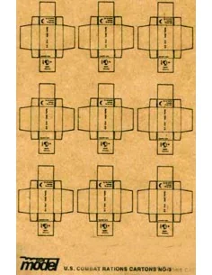 U.S. Kampf-Ration Kartons WW II, 1/35 - Plus model 11