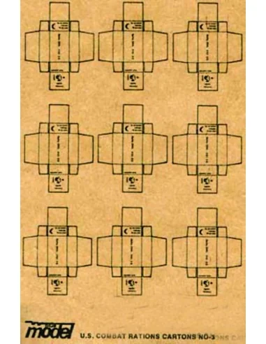 [NO_DESC] U.S. Kampf-Ration Kartons WW II, 1/35 - Plus model 11