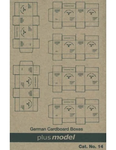 Deutsche Transport Kartons WW II, 1/35 - Plus model 14