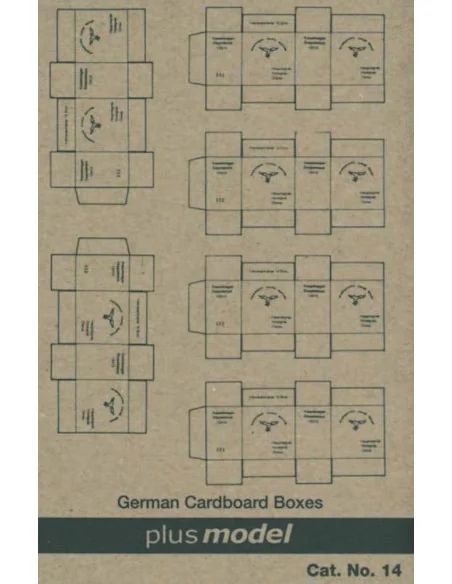 Deutsche Transport Kartons WW II, 1/35 - Plus model 14