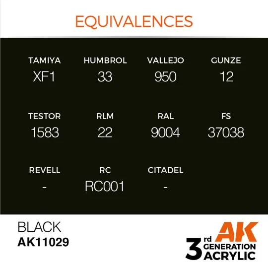 Black 17ml - AK Interactive AK11029