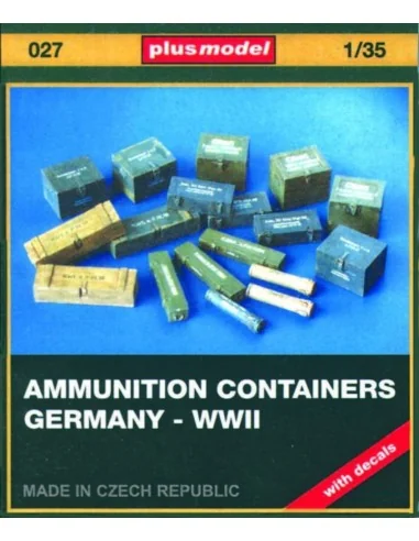 Deutsche Munitionskisten WW II, 1/35 - Plus model 27