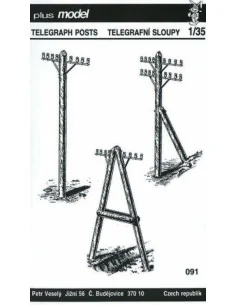 Telegrafenmasten, 1/35 - Plus model 83