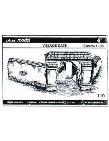 Stadttor, 1/35 - Plus model 110