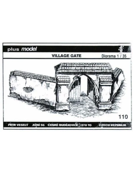 Stadttor, 1/35 - Plus model 110