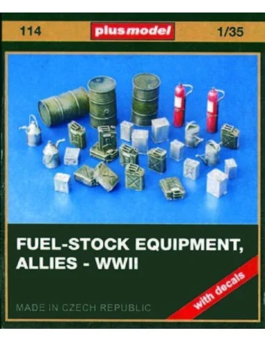 Tanklager Zubehör Alliierte WW II, 1/35 - Plus model 114