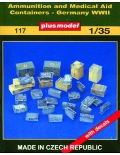Munitions- und Medizinbehälter WW II, 1/35 - Plus model 117