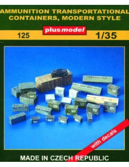 [NO_DESC] Munitionskisten, 1/35 - Plus model 125