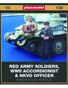 Soldaten der roten Armee WW II, 1/35 - Plus model 132