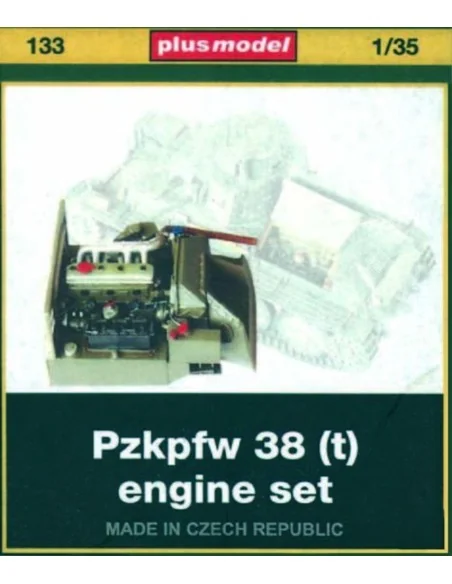 [NO_DESC] PzKpfw. 38 (t) Motor, 1/35 - Plus model 133