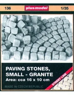 [NO_DESC] Pflastersteine, klein, Granit, 1/35 - Plus model 136
