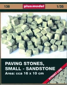 Pflastersteine, klein, Sandsteine, 1/35 - Plus model 138