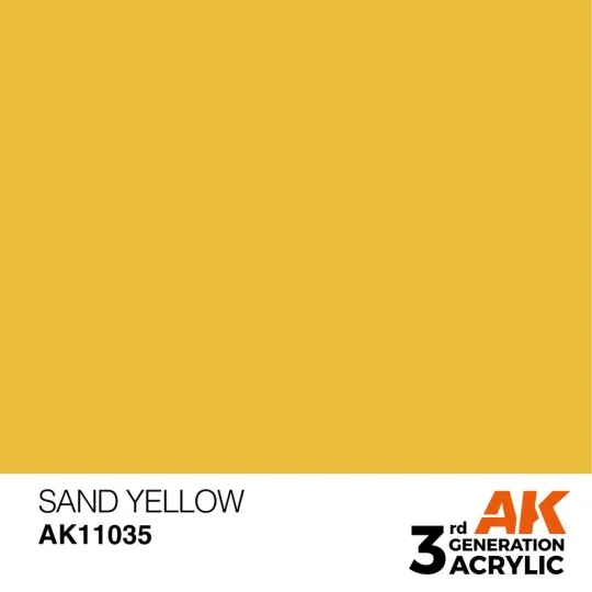 Sand Yellow 17ml - AK Interactive AK11035 Sand Yellow 17ml - AK Interactive AK11035