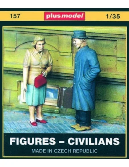 [NO_DESC] Figuren - Zivilisten, 1/35 - Plus model 157