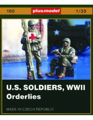 U.S. Soldaten Sanitäter WW II, 1/35 - Plus model 160