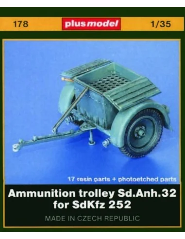 [NO_DESC] Sd. Anh. 32 Munitionsanhänger für SdKfz. 252, 1/35 - Plus...