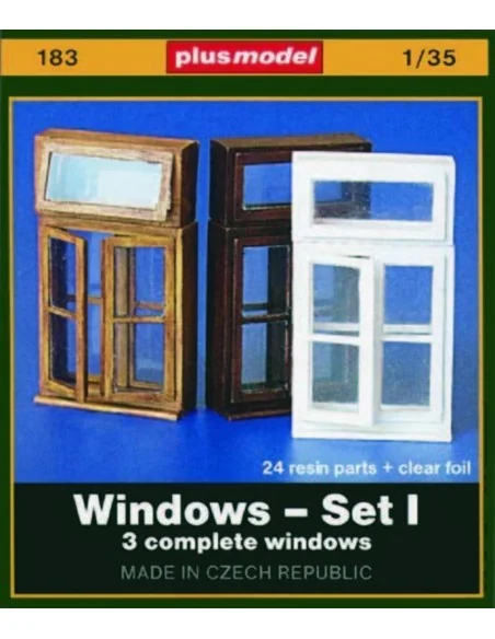 [NO_DESC] Fenster Set I, 1/35 - Plus model 183