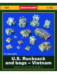 U.S. Rucksäcke und Taschen - Vietnam, 1/35 - Plus model 191