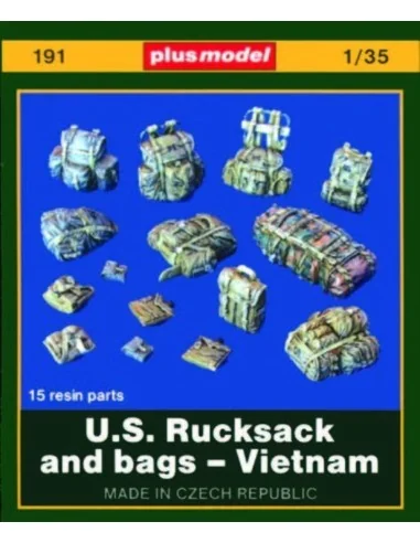 U.S. Rucksäcke und Taschen - Vietnam, 1/35 - Plus model 191
