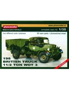 Britischer Lastwagen 1, 5 t WOT 3D, 1/35 - Plus model 198