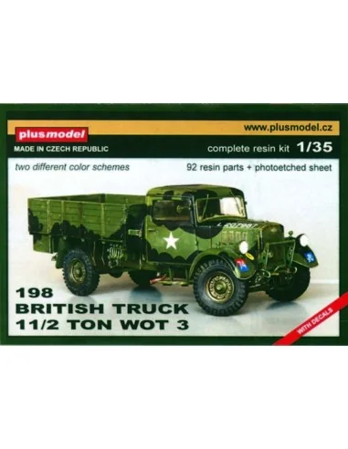 Britischer Lastwagen 1, 5 t WOT 3D, 1/35 - Plus model 198