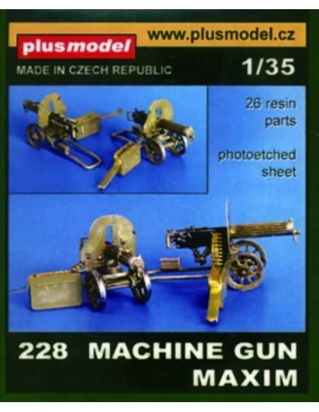 Maschinengewehr Maxim, 1/35 - Plus model 228