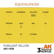 Purulent Yellow 17ml - AK Interactive AK11039