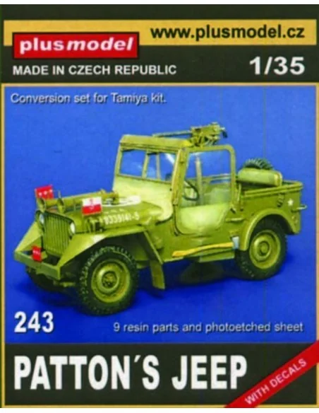 Patton's Jeep für Tamiya Bausatz, 1/35 - Plus model 243
