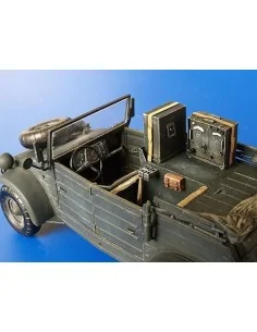 Kübelwagen Radio Car Kfz. 2 Umbau Set für Tamiya Bausatz, 1/35 - Pl...
