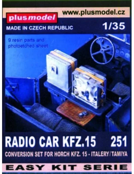 Funkwagen Kfz. 15 für Tamiya Bausatz, 1/35 - Plus model 251