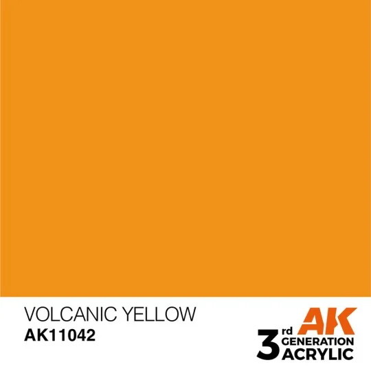 Volcanic Yellow 17ml - AK Interactive AK11042 Volcanic Yellow 17ml - AK Interactive AK11042