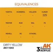 Dirty Yellow 17ml - AK Interactive AK11043