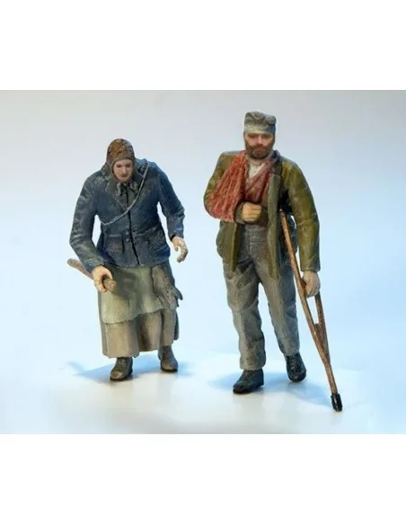 [NO_DESC] entkräfteter Mann mit Oma, 1/35 - Plus model 319
