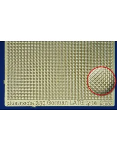 German Late Engraved Plate, 1/35 - Plus model 330