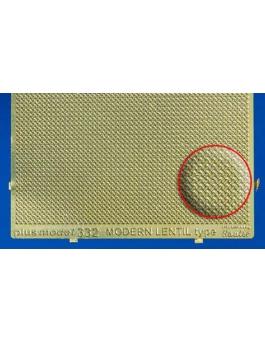 Modern Lentil Engraved Plate, 1/35 - Plus model 332