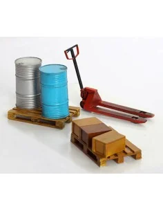 Hubwagen und Paletten, 1/35 - Plus model 345