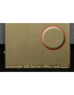[NO_DESC] Engraved plate - German Grill, 1/35 - Plus model 352