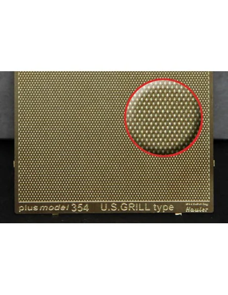 Engraved plate - U.S. Grill, 1/35 - Plus model 354
