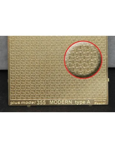 Engraved plate - Modern A type, 1/35 - Plus model 355