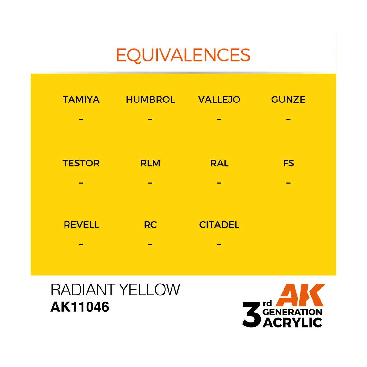 Radiant Yellow 17ml - AK Interactive AK11046
