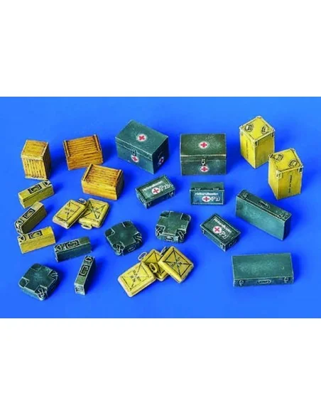 Munitions- und Erste-Hilfe-Kisten, 1/48 - Plus model 4023