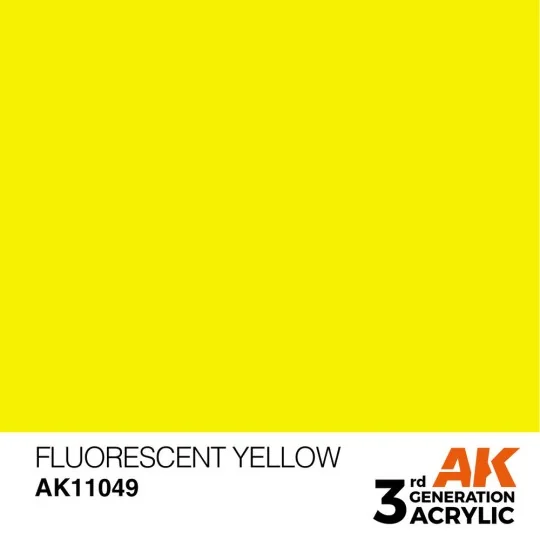 Fluorescent Yellow 17ml - AK Interactive AK11049 Fluorescent Yellow 17ml - AK Interactive AK11049
