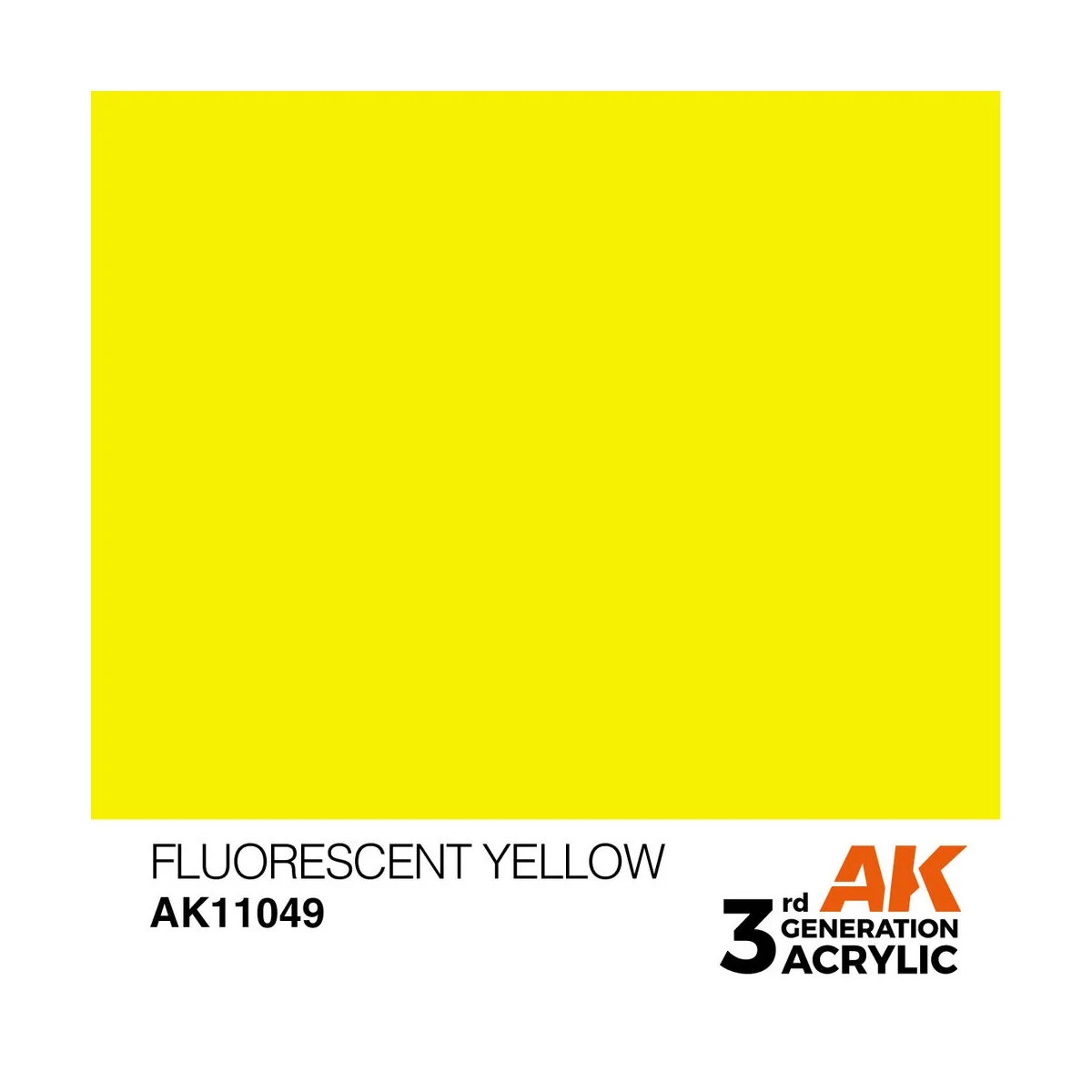 Fluorescent Yellow 17ml - AK Interactive AK11049 Fluorescent Yellow 17ml - AK Interactive AK11049
