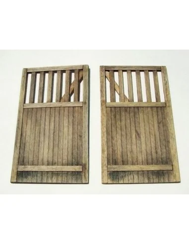 Wooden gate - straight, 1/35 - Plus model 432