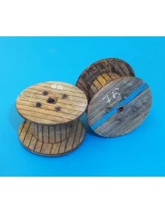 Cable reels- small, 1/48 - Plus model 4049